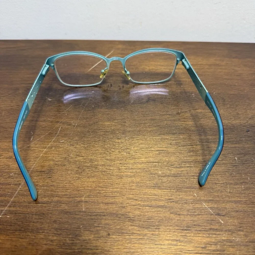 Karen Kane Eyeglass Frame Only Fairy Moss Women's Brown Teal Full Rim 52 17 135